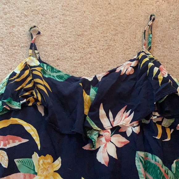 Tropical Ruffle Cami Top - Picture 4 of 9